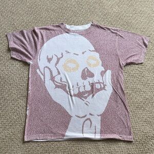 Litographs | Shakespeare Hamlet Hand Pressed Design 1 Brick Red | Size M